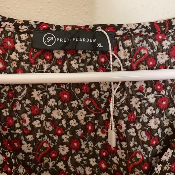 Summer Wrap Maxi Dress Casual Boho Floral V Neck Short Sleeve Ruffle Hem Split - Picture 5 of 8